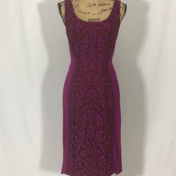 Diane Von Furstenberg Dresses & Skirts - DIANE VON FURSTENBERG GEOVANA LACE PANEL DRESS,